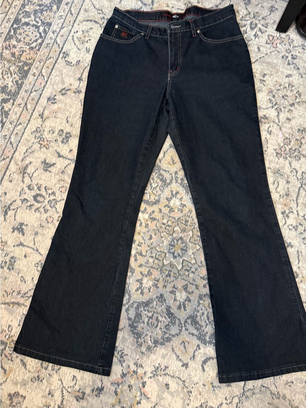 Point zero Women’s Dark Blue flared Jeans